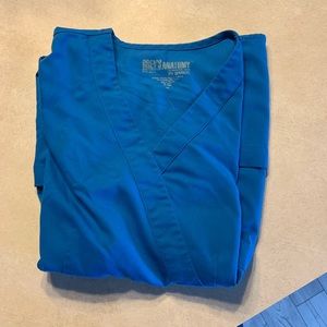 Used Med Greys Anatomy Scrub Top